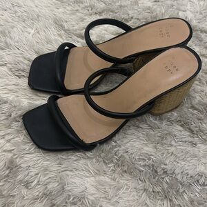 A New Day Black Sandal Summer